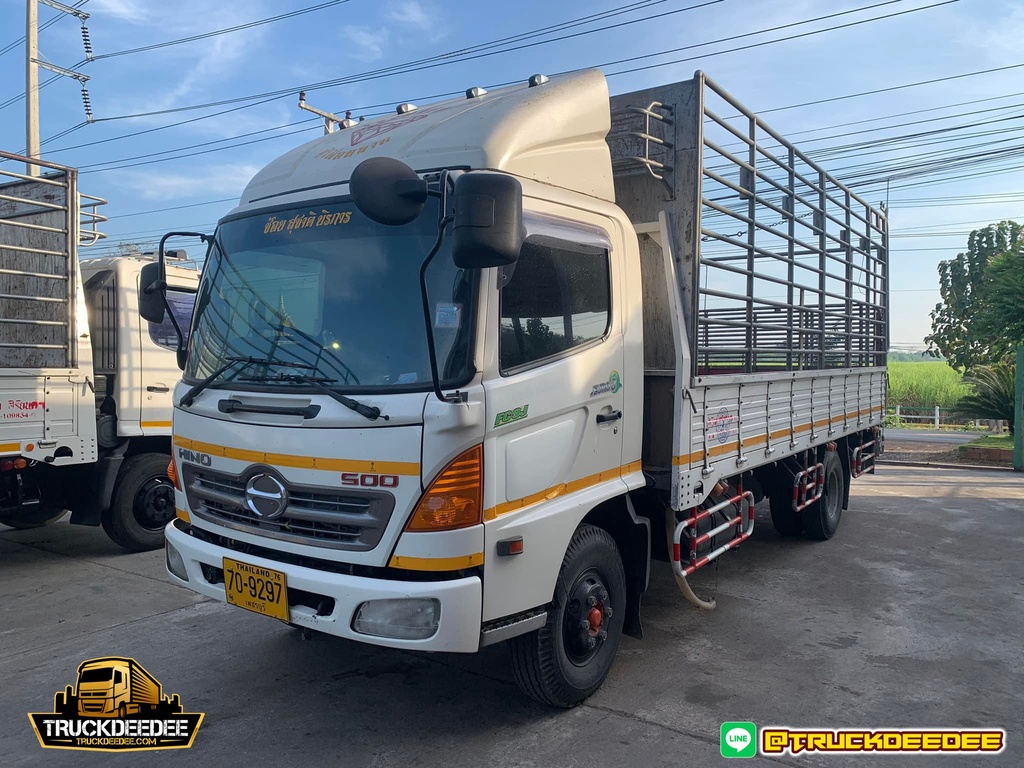 HINO FC9J ปี 53 เครื่อง JO5C 145 แรง กระบะบรรทุก ยาว 5.5 เมตร